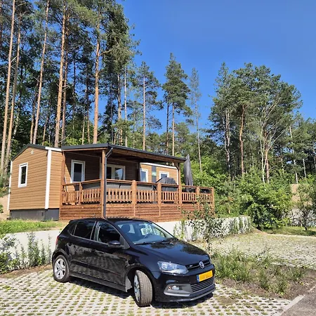 Chalet Bosrand 21 - Hondvriendelijk 6-pers chalet afsluitbaar terras en uitzicht op meer Camping